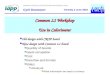 Common L1 Workshop Use in Calorimeter
