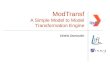 ModTransf A Simple Model to Model Transformation Engine