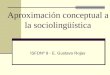 Aproximación conceptual a la sociolingüística