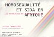 HOMOSEXUALITÉ  ET SIDA EN AFRIQUE