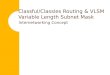 Classful/Classles Routing & VLSM Variable Length Subnet Mask