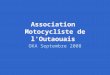 Association  Motocycliste de l'Outaouais