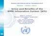Value and Benefits of the  WMO Information System (WIS)