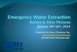 Emergency Water Extraction  Before & After Pictures