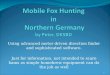 Mobile Fox  Hunting in  Northern Germany by  Peter, DK5BD