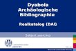 Dyabola Archäologische Bibliographie Realkatalog (DAI)