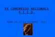 XX CONGRESSO NAZIONALE S.I.C.D. ROMA 10-11-12 OTTOBRE  2011