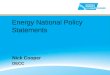 Energy National Policy Statements