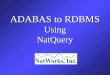 ADABAS to RDBMS Using NatQuery