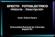 EFECTO   FOTOELECTRICO Historia - Descripción