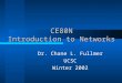 CE80N Introduction to Networks