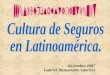 Cultura de Seguros en Latinoamérica