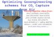 Optimizing Geoengineering schemes for CO 2  Capture from Air