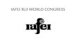 IAFEI XLII WORLD CONGRESS