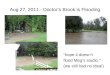 Aug 27, 2011 - Doctor’s Brook is Flooding