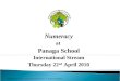 Numeracy at  Panaga School International Stream Thursday 22 nd  April 2010