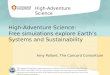 High-Adventure Science: Free simulations explore Earth’s Systems and Sustainability