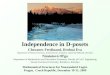 Independence in D-posets