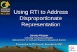Using RTI to Address Disproportionate Representation