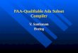 FAA-Qualifiable Ada Subset Compiler