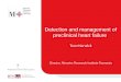 Detection and management of preclinical heart failure