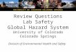 Review  Questions Lab Safety Global Hazard System University of Colorado Colorado  Springs
