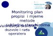Monitoring plan propisi  i mjerne  metode  sukladne standardima  –
