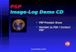 PSP Image-Log Demo CD