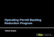 Operating  Permit Backlog Reduction Program