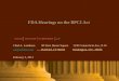 FDA Hearings on the BPCI Act