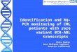 Identification and RQ-PCR monitoring of CML patients with rare variant BCR-ABL transcripts