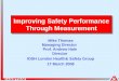 Improving Safety Performance Through Measurement