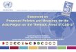 Statement on  Proposed Policies and Measures for the  Arab Region on the Thematic Areas of CSD-17