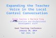 Expanding the Teacher Voice in the Local Control Conversation