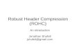 Robust Header Compression (ROHC)