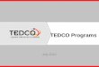 TEDCO  Programs