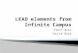 LEAD elements from Infinite Campus