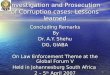 Investigation and Prosecution of Corruption cases: Lessons learned