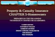 Property & Casualty Insurance CHAPTER 5-Homeowners