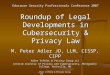 Roundup of Legal Developments in Cubersecurity & Privacy Law