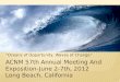 ACNM 57th Annual Meeting And Exposition-June 2-7th, 2012 Long Beach, California