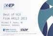 Best of HCV From AASLD  2013