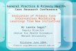 General Practice & Primary Health Care Research Conference