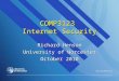 COMP3123  Internet Security