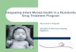 Integrating Infant Mental Health in a Residential Drug Treatment Program