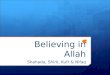 Believing in Allah