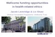 Wellcome funding opportunities  in health-related ethics