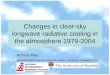 Changes in clear-sky longwave radiative cooling in the atmosphere 1979-2004