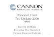 Personal Trust Tax Update 2006