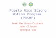 Puerto Rico Strong Motion Program  (PRSMP)